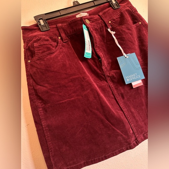 🌟 BRAND NEW 🌟 Stitch Fix Corduroy Skirt! - Picture 4 of 10